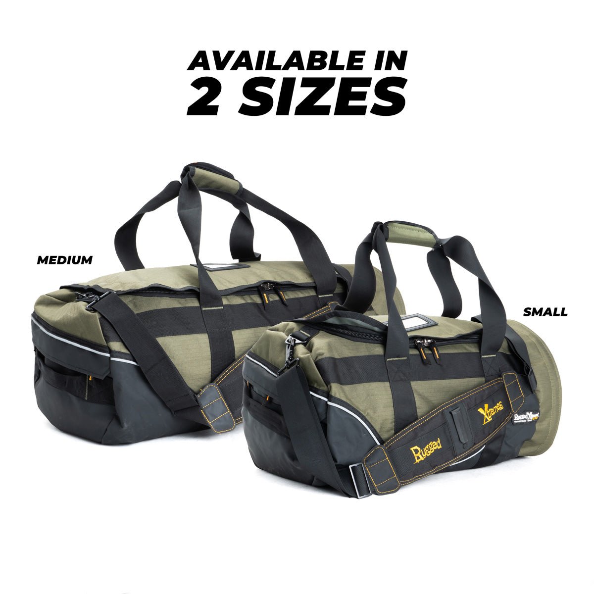 Rugged Xtremes 64L Duffle Bag Green Canvas