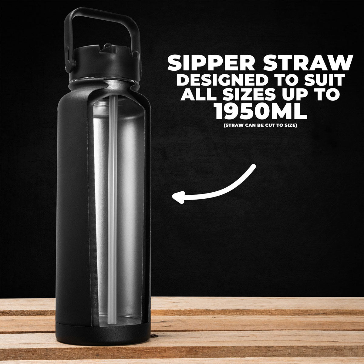 COMBO CAP - HANDLE, STRAW and FLIPPER SIPPER - Rugged Xtremes