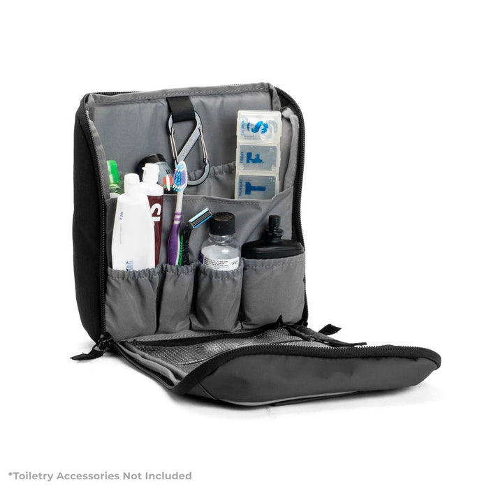 FIFO TOILETRY BAG - BLACK - Rugged Xtremes