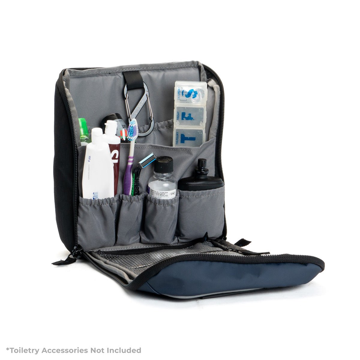 FIFO TOILETRY BAG - NAVY BLUE - Rugged Xtremes