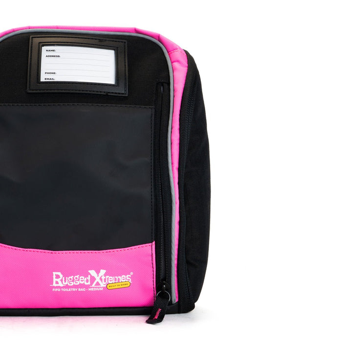 FIFO TOILETRY BAG - PINK - Rugged Xtremes