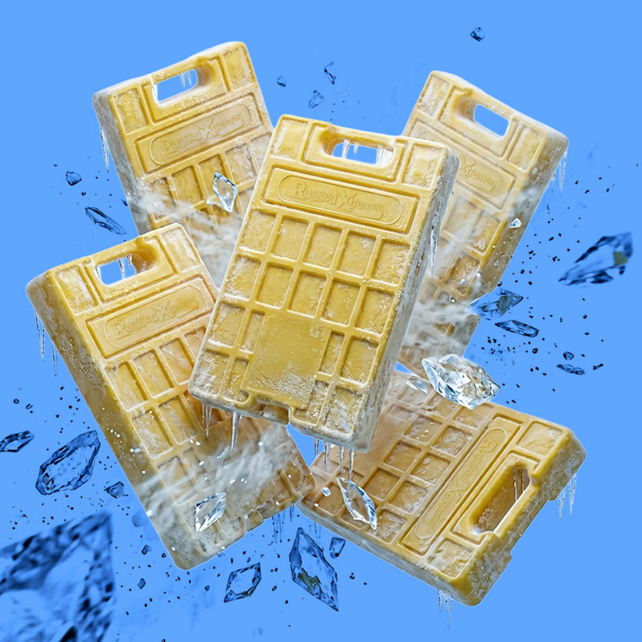 Rugged gel ice bricks