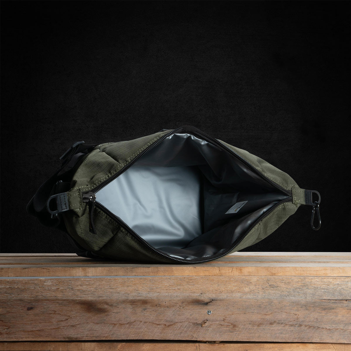 Insulated Crib Bag – Green Canvas