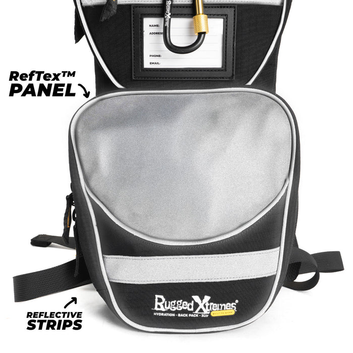 HYDRATION BACKPACK - BLACK - Rugged Xtremes