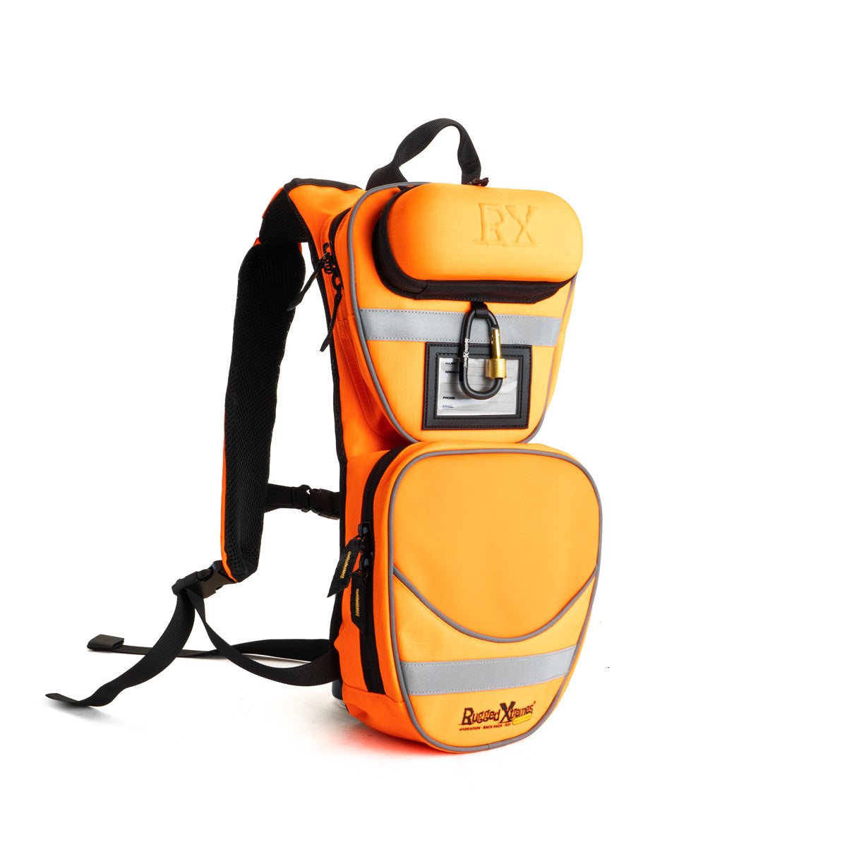 HYDRATION BACKPACK - HIVIS ORANGE - Rugged Xtremes
