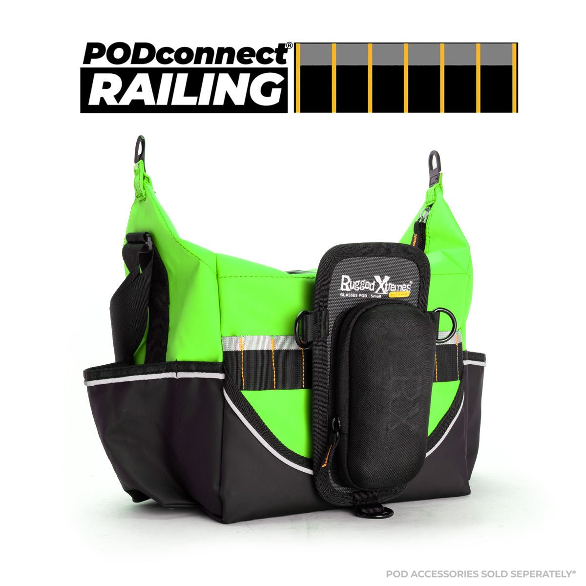 Insulated Crib Bag - Fluoro Green - Rugged Xtremes