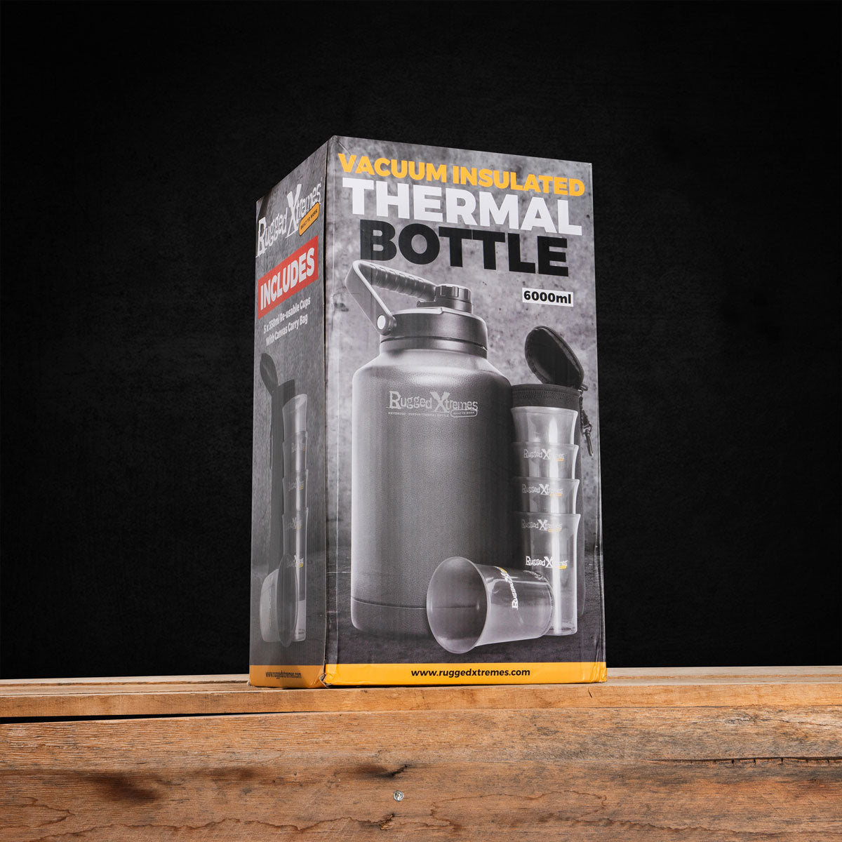 6L INSULATED BOTTLE + CUPS