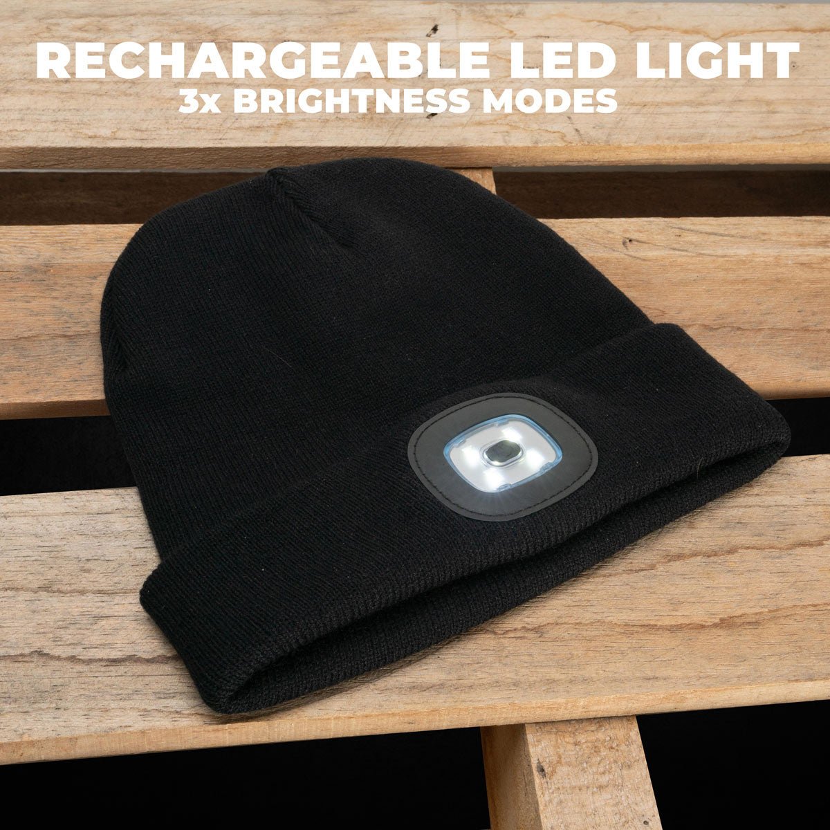 LED Rechargeable Beanie - Rugged Xtremes