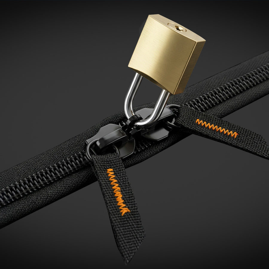  Lockable zips