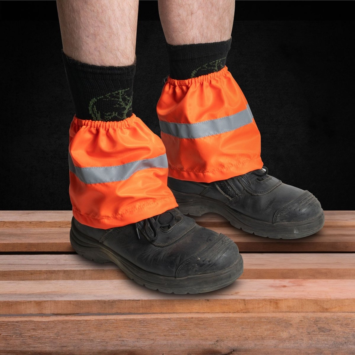 OVERBOOT COVERS - HIVIS ORANGE - Rugged Xtremes