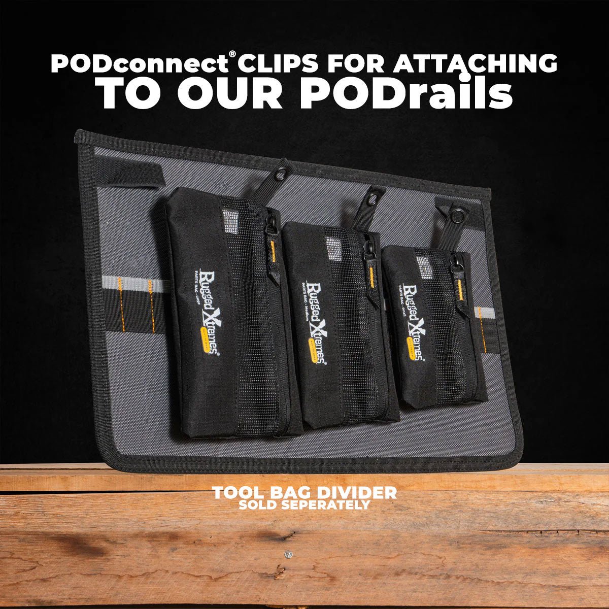 PODconnect® - Parts Bag 3Pck - Rugged Xtremes