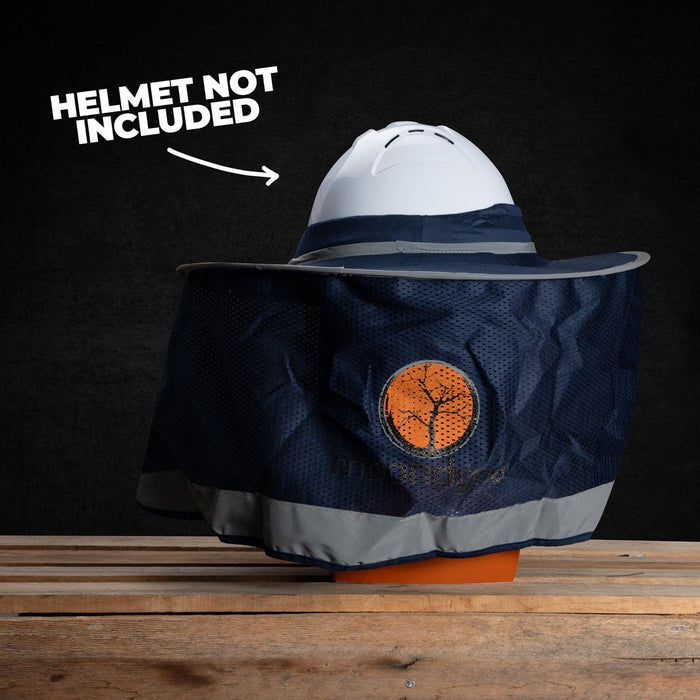 Pop - up Protection for Hard Hats - Blue - Rugged Xtremes