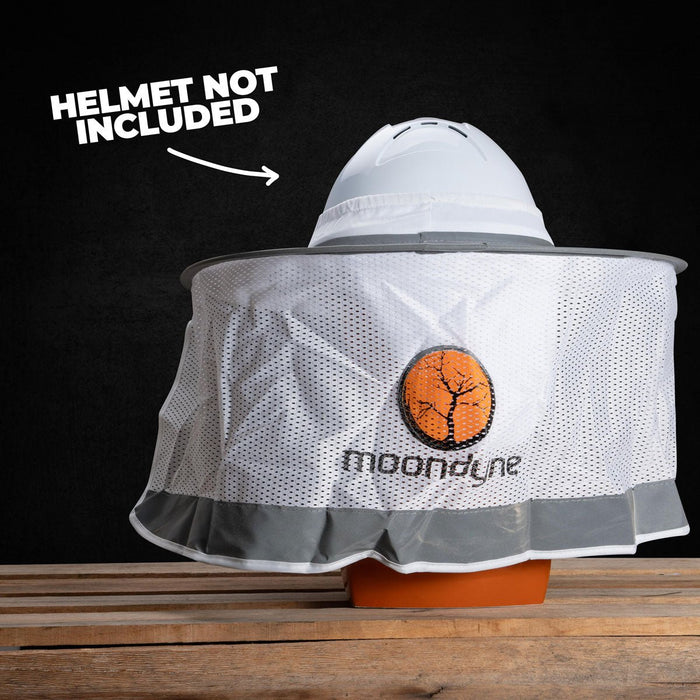 Pop - up Protection for Hard Hats - White - Rugged Xtremes