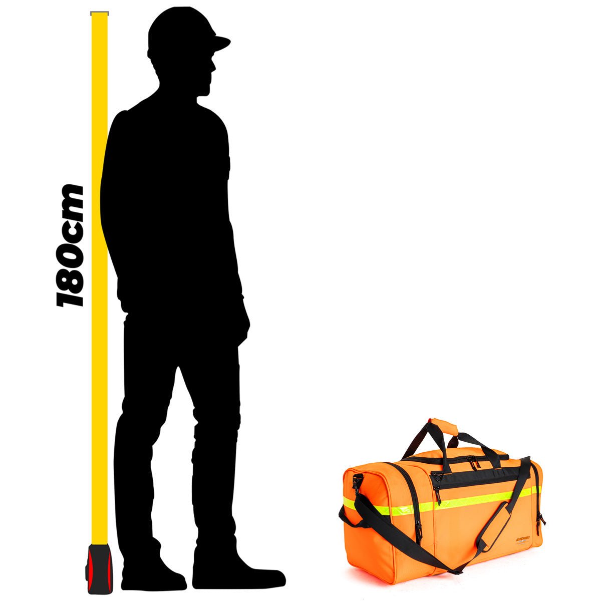 PPE Kit Bag – HIVIS Orange - Rugged Xtremes