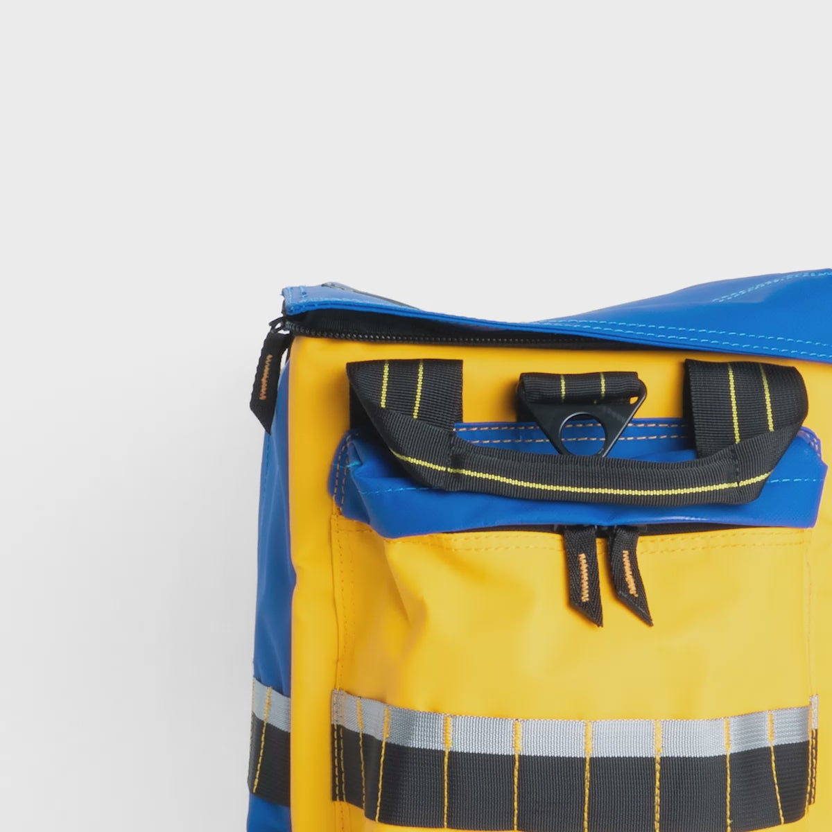 Rugged Xtremes Professional Tool Bag - Hard Base | Yellow/Blue |