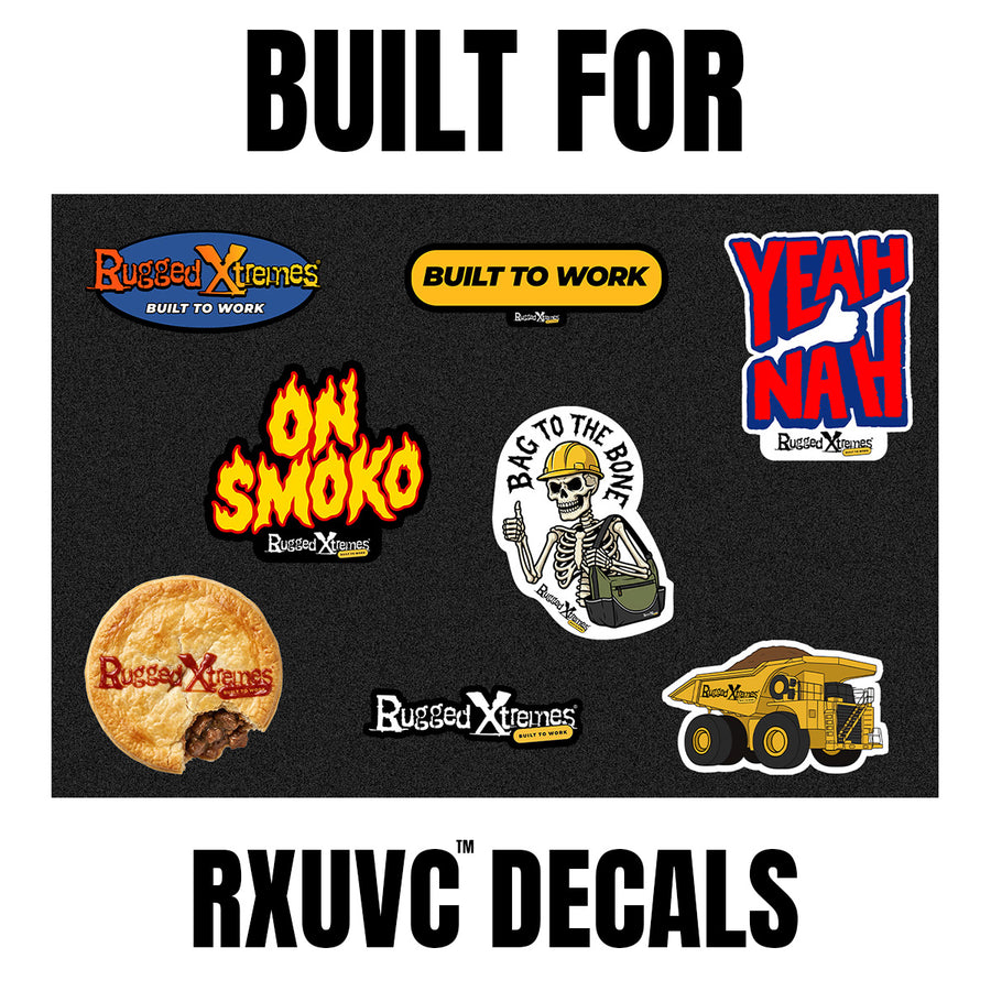 RXUVC™ sticker compatible