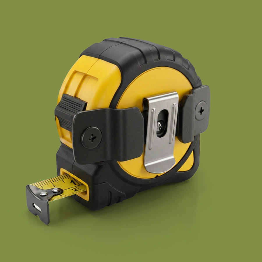 Metal tape measure clip