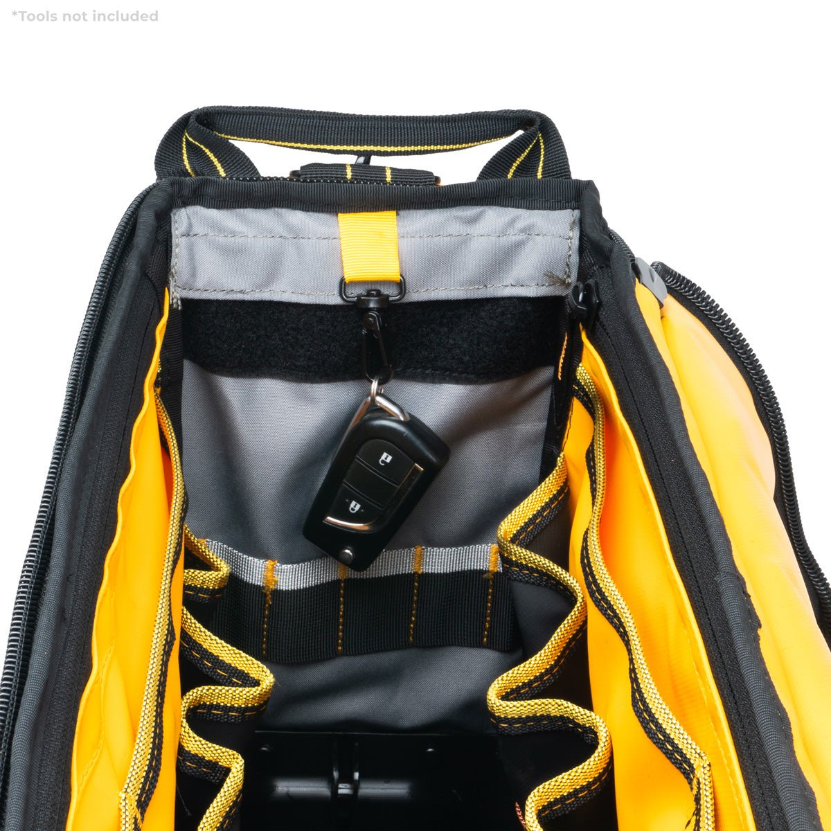 Rugged Xtremes Tradesman Tool Bag with Heavy-Duty Hard Base