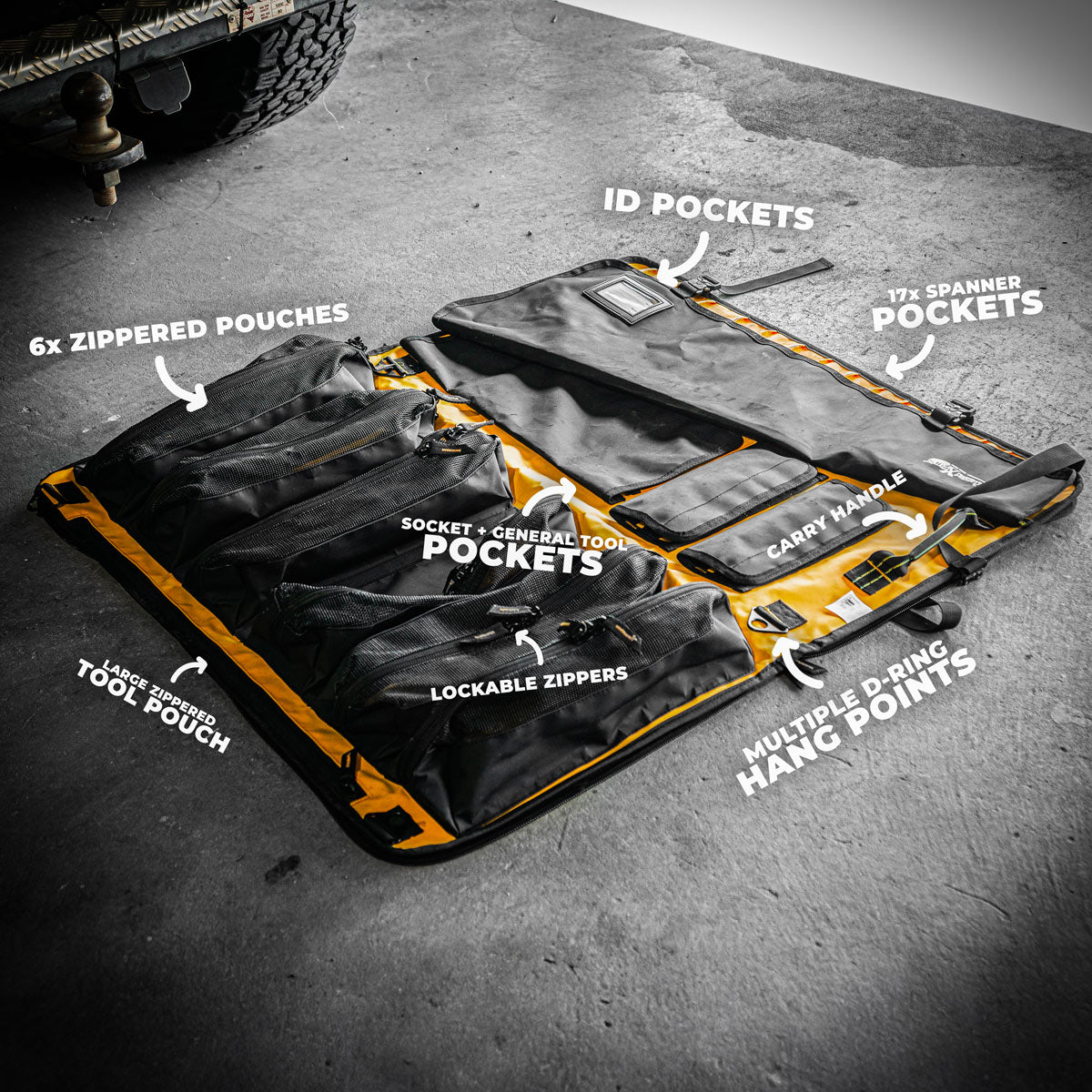 THE WORKSHOP - TOOL ROLL - Rugged Xtremes