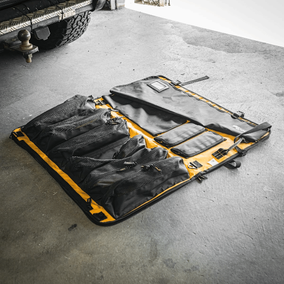 THE WORKSHOP TOOL ROLL - PVC - Yellow/Black
