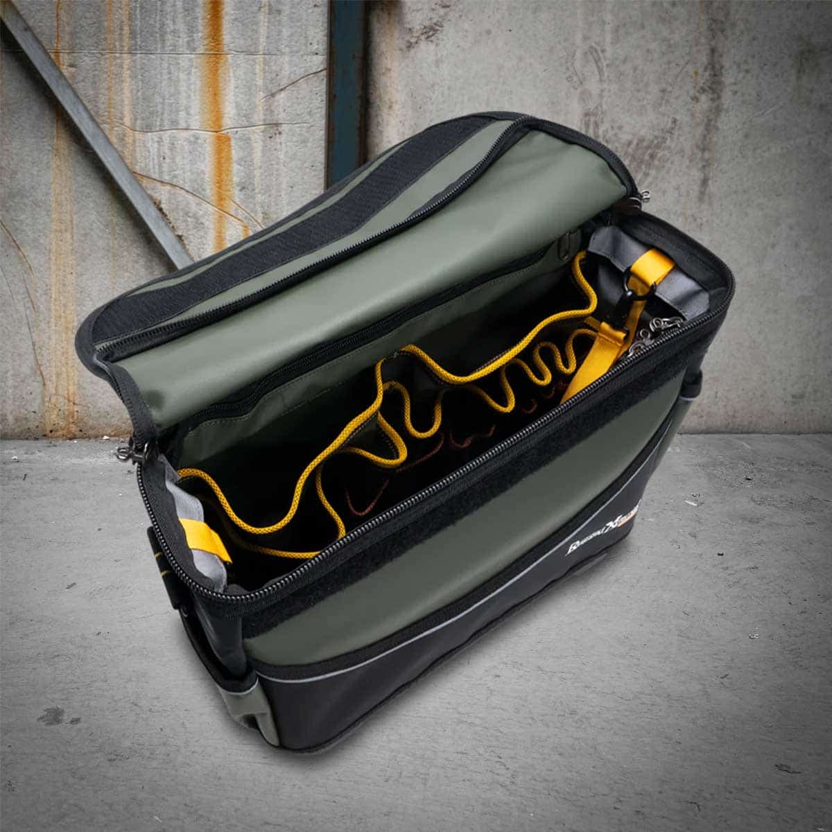 Yellow And Black PVC Stanley Tool Bag, For Carrying Tools, Bag Size: 12 Inch